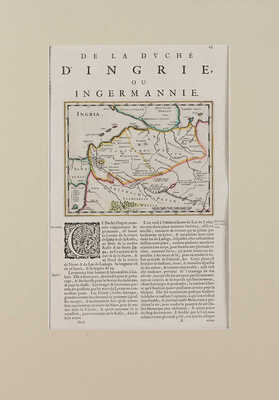 [Карта Ленинградской обл. и части Эстонии].  Амстердам: Виллем и Йоханнес Блау, 1663.